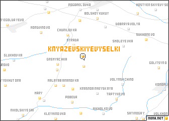 map of Knyazevskiye Vyselki
