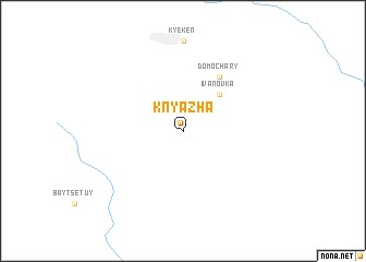 map of Knyazha