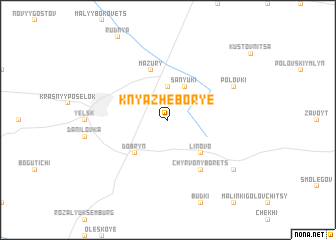 map of Knyazheborʼye