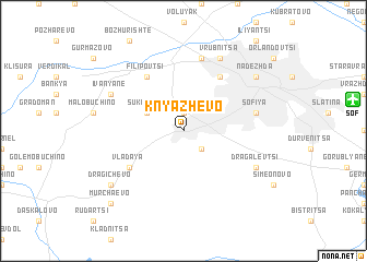 map of Knyazhevo