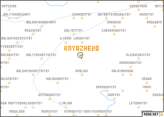 map of Knyazhëvo