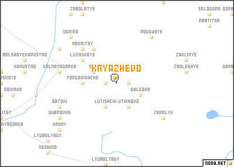 map of Knyazhëvo