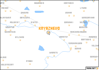 map of Knyazhëvo