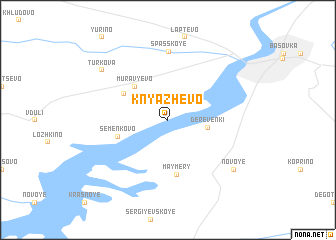 map of Knyazhëvo