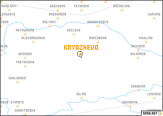 map of Knyazhëvo