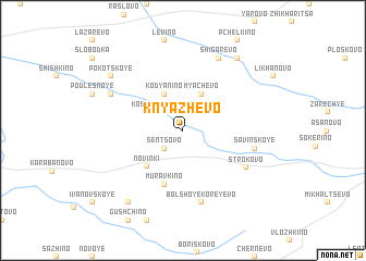 map of Knyazhëvo
