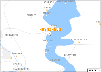 map of Knyazhëvo