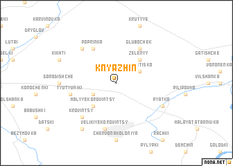 map of Knyazhin