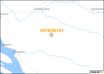 map of Knyazhitsy