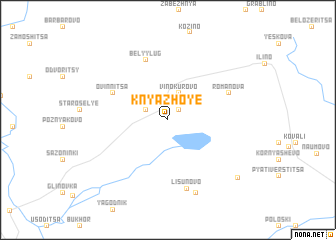 map of Knyazhoye