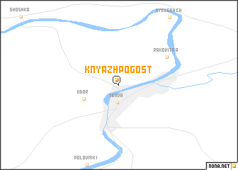 map of Knyazhpogost