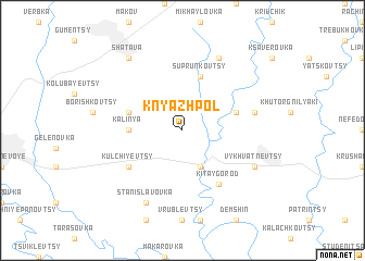 map of Knyazhpolʼ