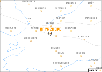 map of Knyaz\