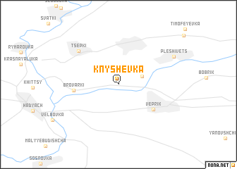 map of Knyshevka