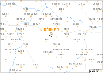 map of Koaken