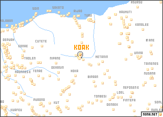 map of Koak