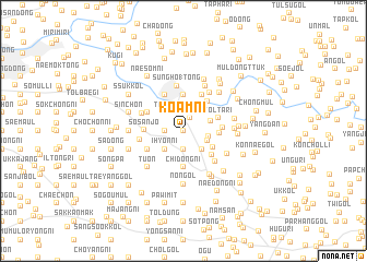 map of Koam-ni