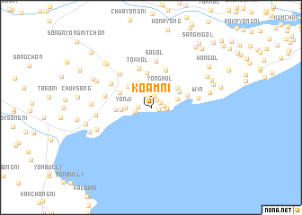 map of Koam-ni