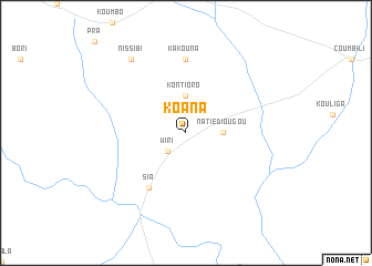 map of Koana