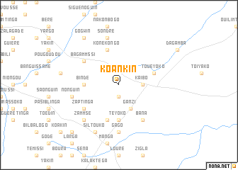 map of Koankin