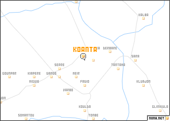 map of Koanta