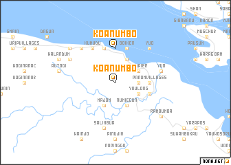 map of Koanumbo