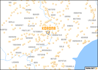 map of Koaona