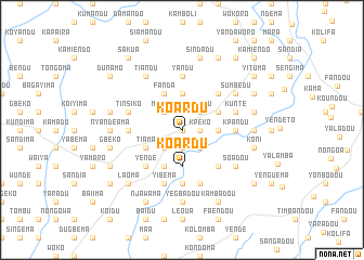 map of Koardu