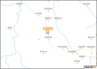 map of Koasi