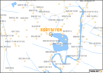 map of Ko‘aydīyeh