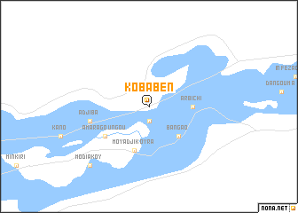 map of Kobabèn