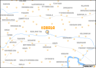 map of Kobada