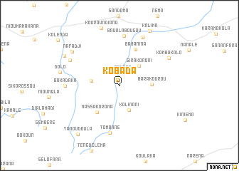 map of Kobada