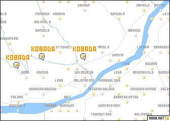 map of Kobada