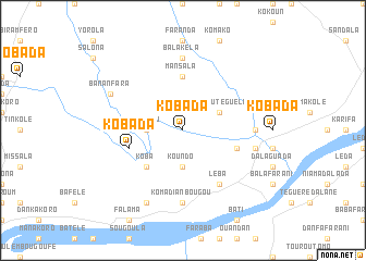 map of Kobada