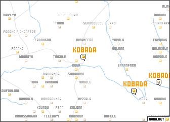 map of Kobada