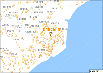 map of Kobadiin