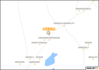 map of Kobadi