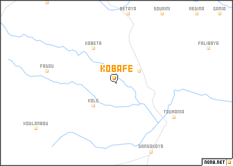 map of Kobafé