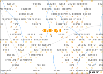 map of Koba Kasa