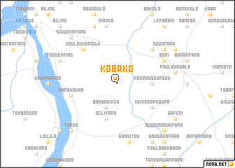 map of Koba Ko