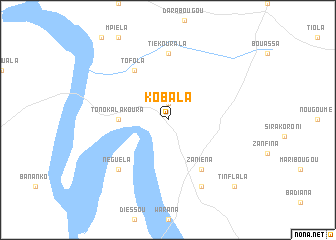 map of Kobala