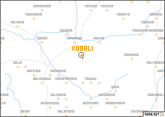 map of Kobali