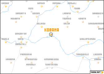 map of Kobama