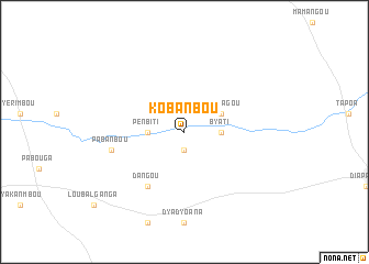 map of Kobanbou