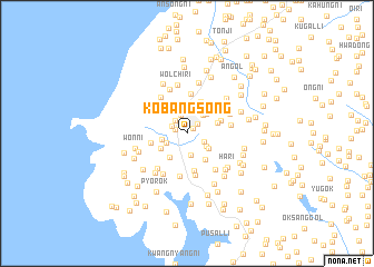 map of Kobangsŏng