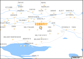 map of Kobaniy