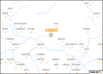 map of Koban