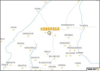 map of Kobaraga