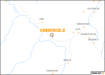 map of Kobarakolo